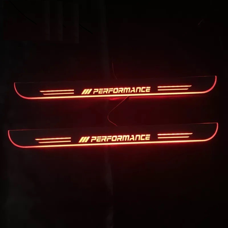 Thích hợp cho BMW X5 X6 F20 F30 E39F10 Streamer Dải ngưỡng động Bàn đạp chào mừng Red White Blue Fac