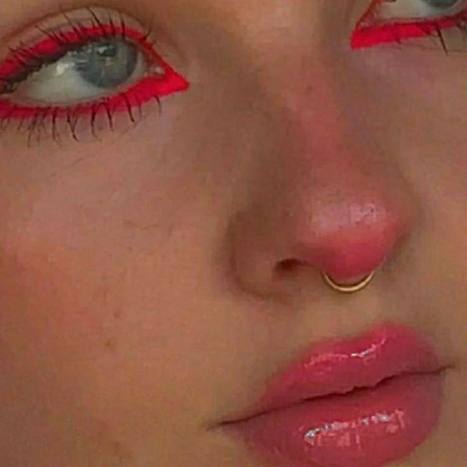 Hot Sale#ins Subculture y2k Unique Hot Girl Harajuku Punk Nose Septum Fake Nose Ring No need for per