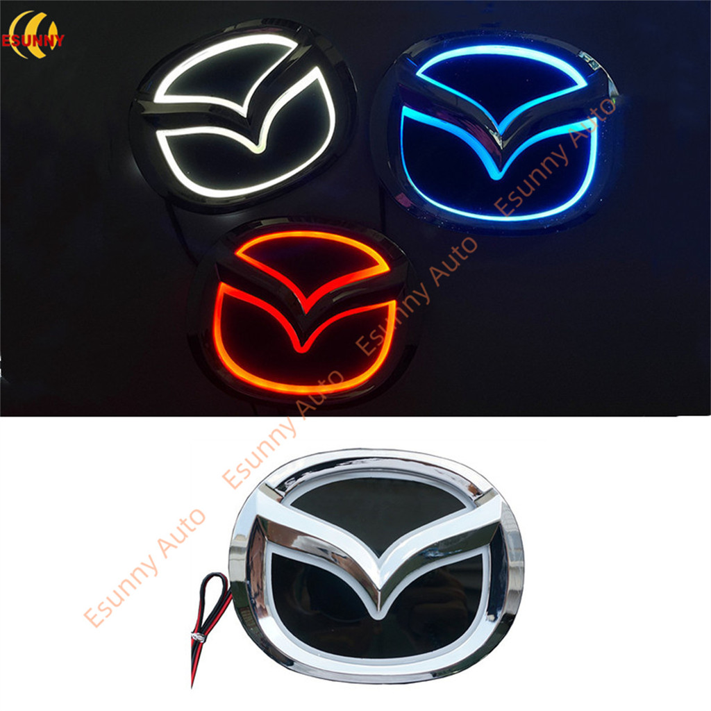 Trang trí đèn LED Mazda 5D | Đèn biểu tượng 5D cho Cx3 Cx5 Cx7 Cx8 Cx9 Cx30 323 626 Rx7