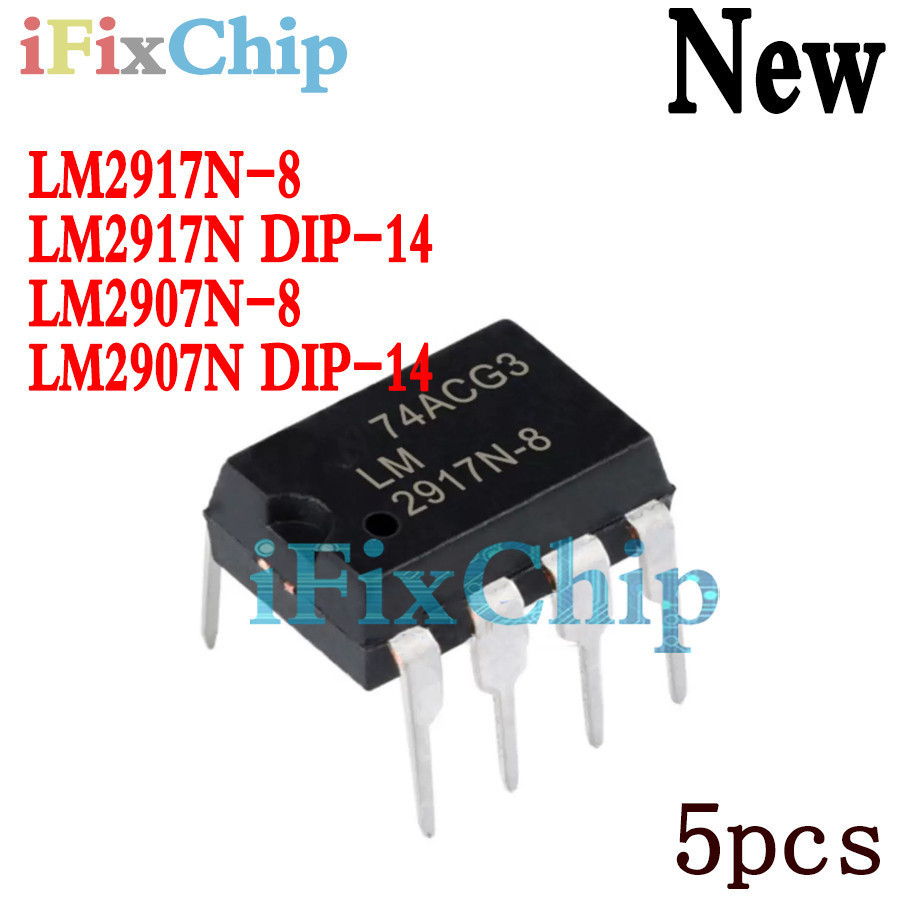 5 chiếc LM9217N-8 DIP8 LM9217N DIP LM9217 DIP-8 LM2917-8 LM2907N-8 LM2907N LM2907-8 DIP-14 LM29077 c