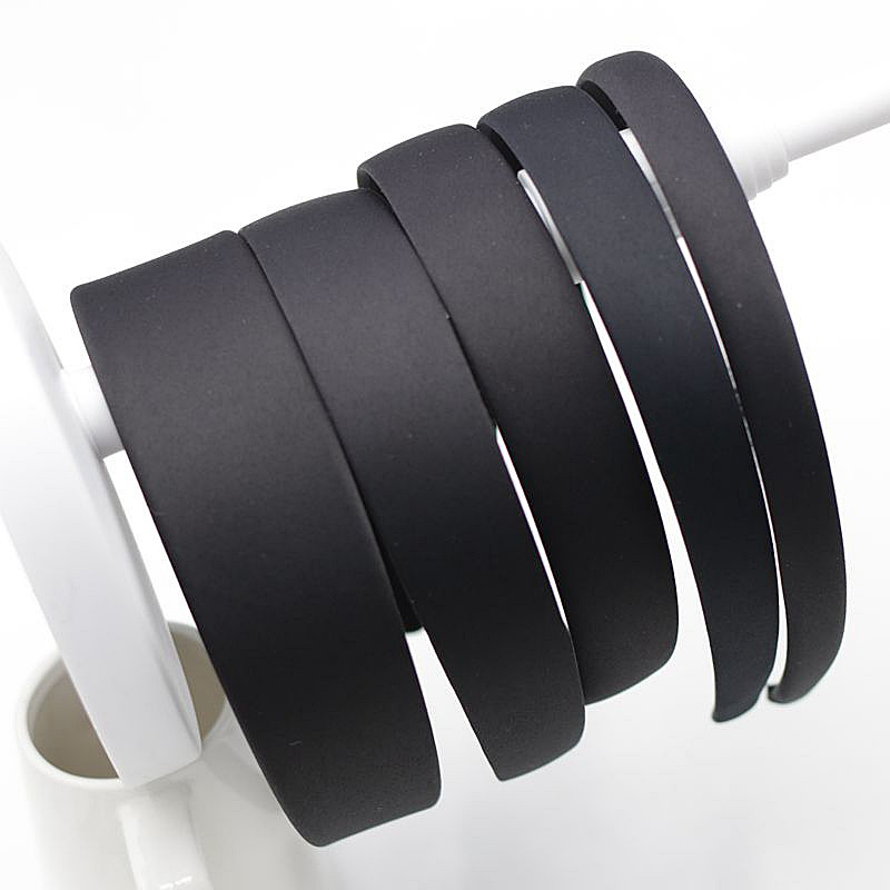 Spot Goods#diy Handmade Hairband Accessories Wide and Narrow Edge Fabric Headband Material Pack Blac