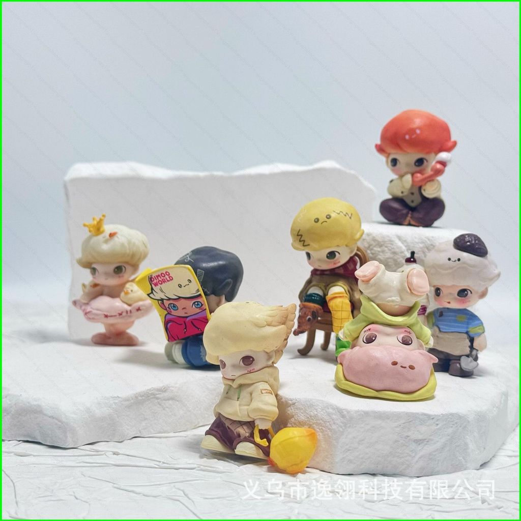 PS1 DIMOO Mini Đậu Mù Hộp Hành Động Dễ Thương Hình Để Bàn Đồ Trang Trí SP1