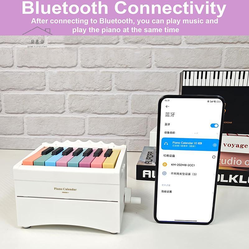 RO > Lịch Đàn Piano 2026 Lịch Để Bàn Đàn Piano Có Thể Chơi Được, Lịch Đàn Piano Mini Swift Với 52 Tu