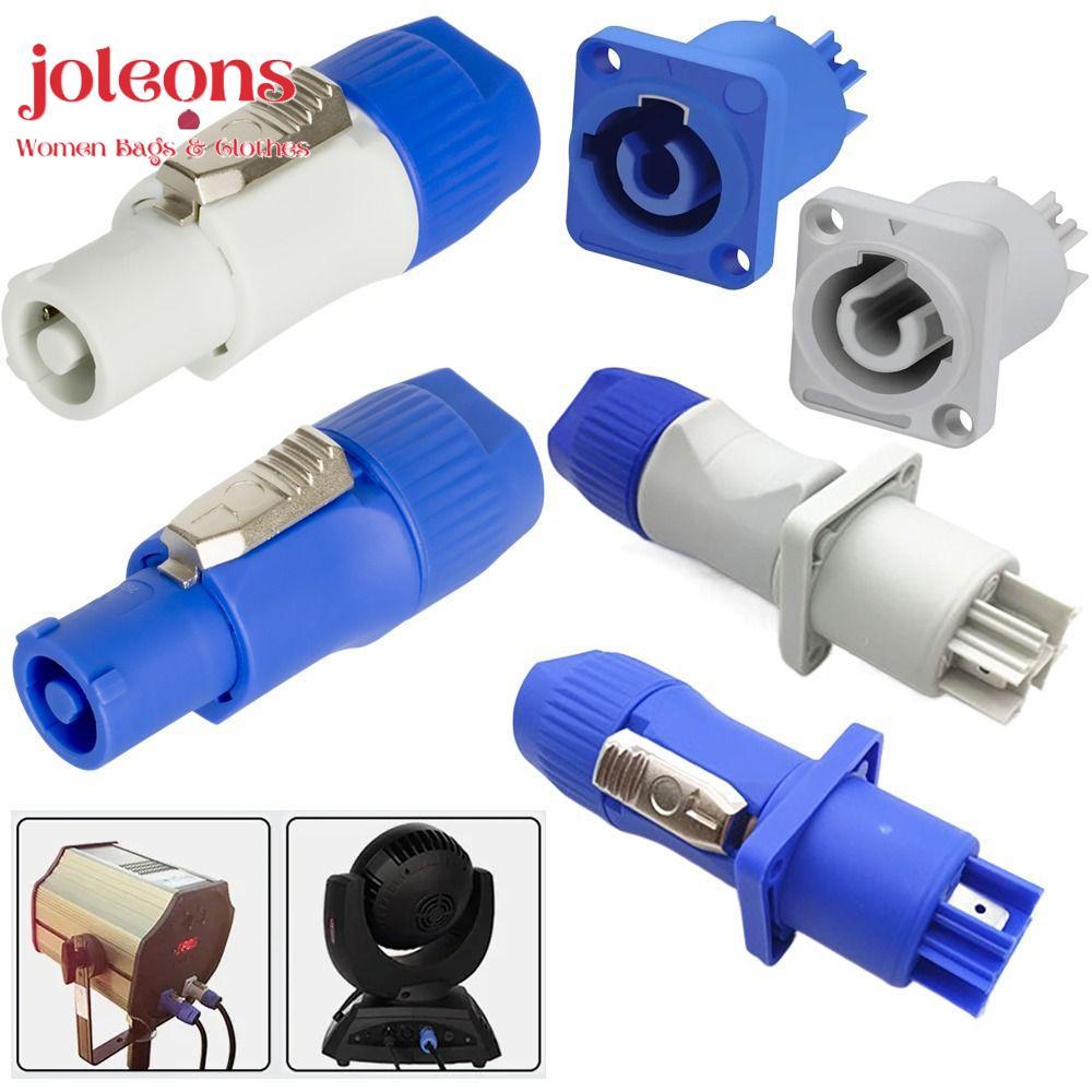 JOLEONS Powercon Connector, 3 PIN Xanh Trắng NAC3FCA NAC3FCB AC Nam Cắm, 3 Pin Nam Cắm 20A 250V Ổ Cắ