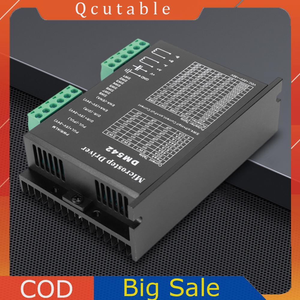 Bảng điều khiển trình điều khiển kỹ thuật số DM542 DM556 Màu đen cho bàn trượt khắc CNC