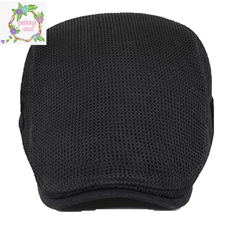 PUCOOL Cabbie Flat Cap Lưới thoáng khí Newsboy Beret Ivy Cap TH