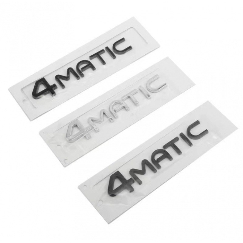 Thích hợp cho Mercedes-Benz Năng lượng mới EQC350 EQC400 4MATIC Logo ô tô Nhãn dán ô tô 4MATIC Đuôi 