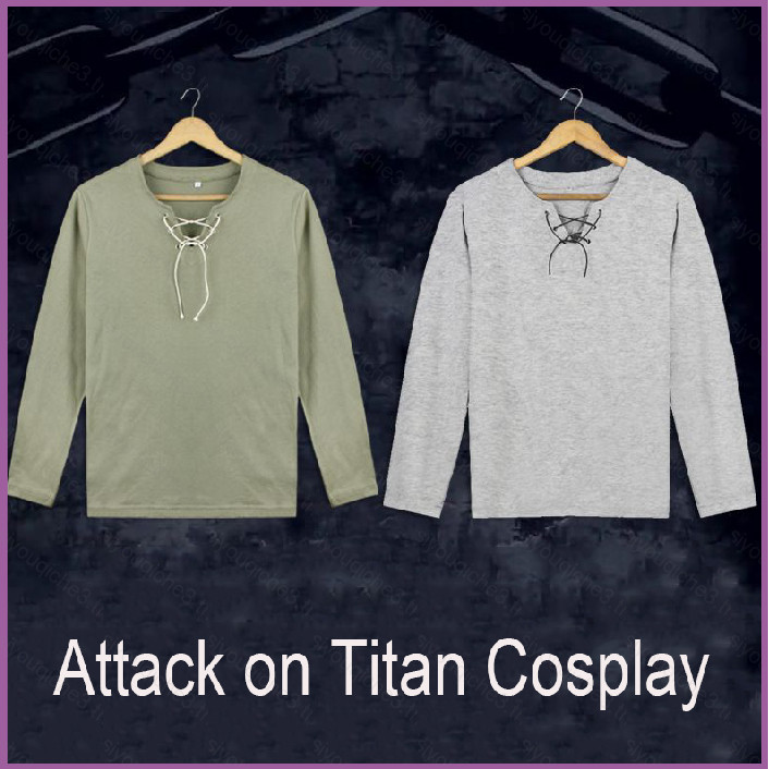SY3 Hoodie cosplay Attack on Titan Erwin Yeager - Áo len oversize