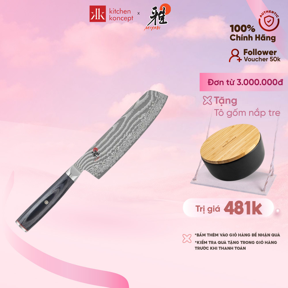 Miyabi - Dao Nakiri 5000FCD - 17cm