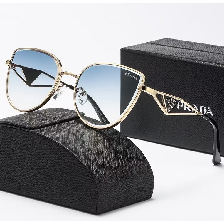 Kính râm nữ Prada Butterfly Metal Sunglasses 30138 dt1