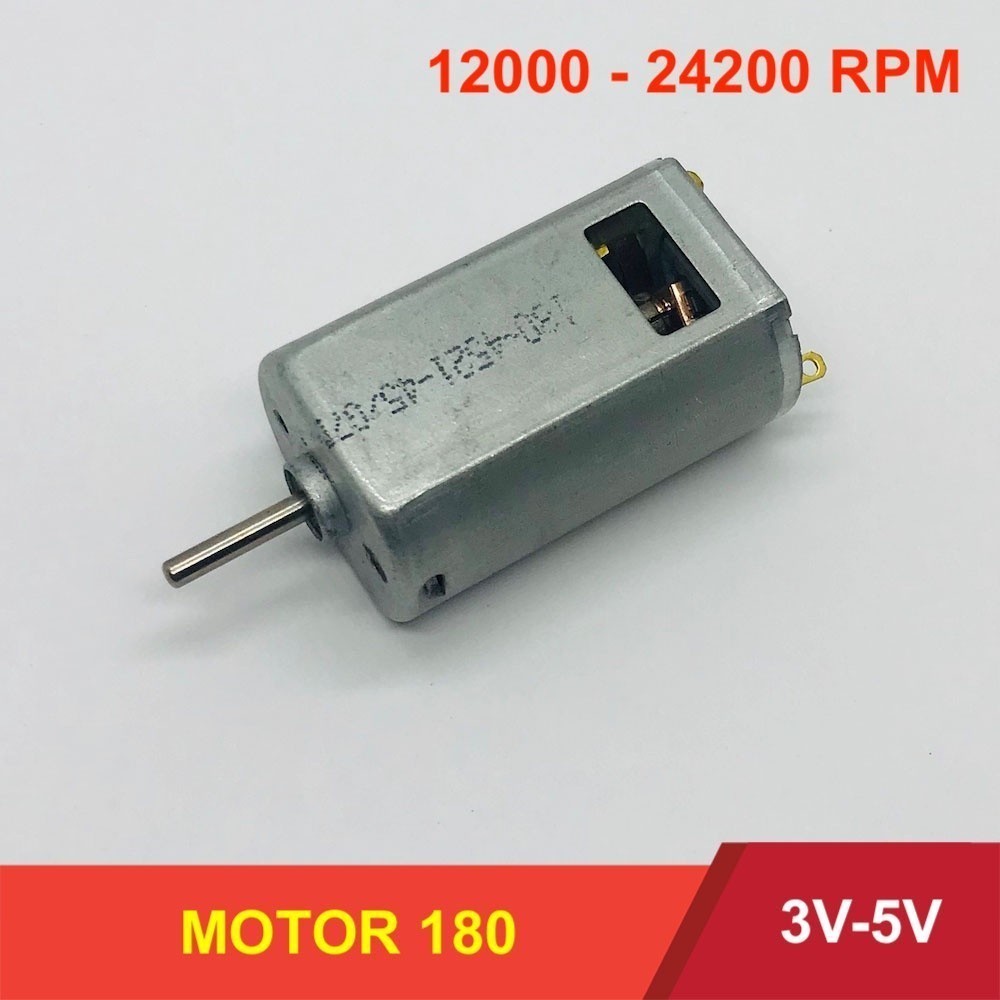 [HCM]Motor 180 tốc độ cực cao mã 180PH-3532 3.7V - 4.5V - 6V tốc độ 37000 RPM từ tính mạnh chất lượn