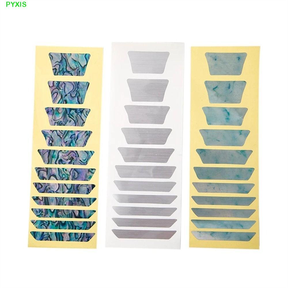 PYXIS Cross Inlay Đề Can 22 Phong Cách Nhạc Cụ Guitar Inlay Miếng Dán Đàn Guitar Acoustic Đàn Guitar