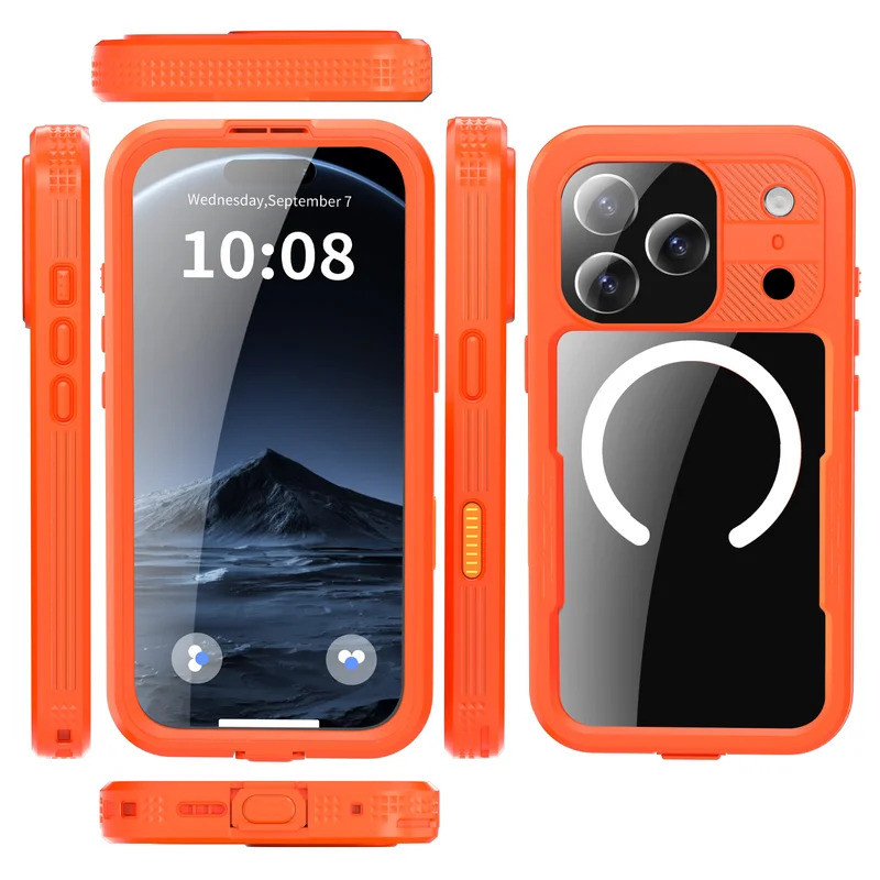 Ốp lưng điện thoại iPhone 17 Air/17 Pro Max chống sốc 360°, chống bụi, tuyết, chuẩn IP68, bảo vệ tối