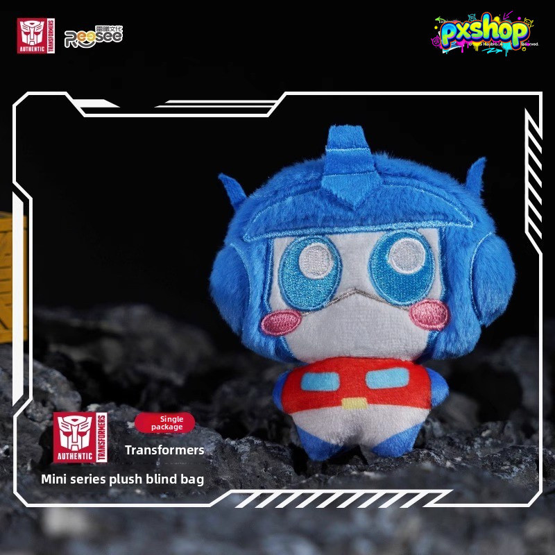 Móc Khóa Blind Bag Transformers Mini - Gấu Bông Optimus Prime & Megatron Kawaii, Đồ Chơi Nhồi Bông T