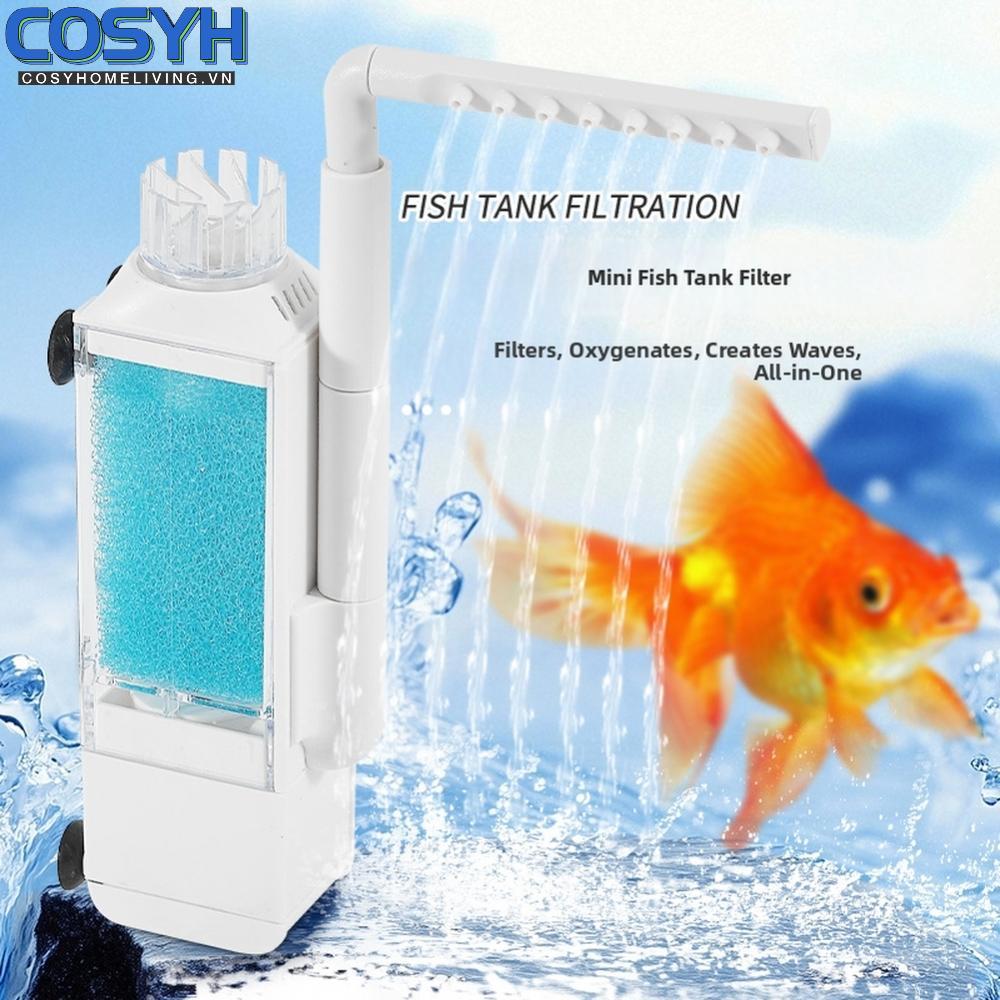 <cosyh>USB Aquarium Filter Three-in-one Filtration Flow Rate 350LH Flow Rate 450LH