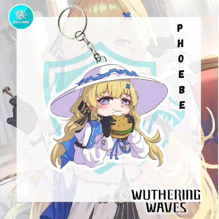 Keychain Acrylic Anime Wuthering Waves - Phoebe, Cartethyia, Shorekeeper, Carlotta Ganci Anime Akril
