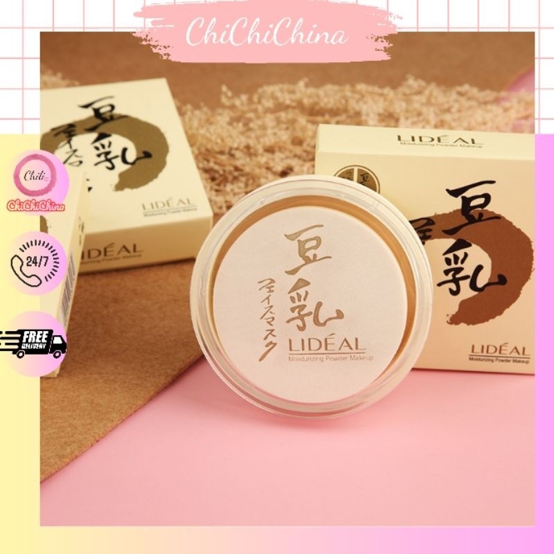 Phấn Phủ Dạng Bột LIDEAL Che Khuyết Điểm Kiểm Soát Dầu Làm Trắng Lâu Trôi