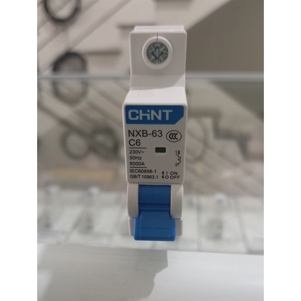 ⚡ Aptomat MCB 1 Pha CHINT NXB1-6 – 6A