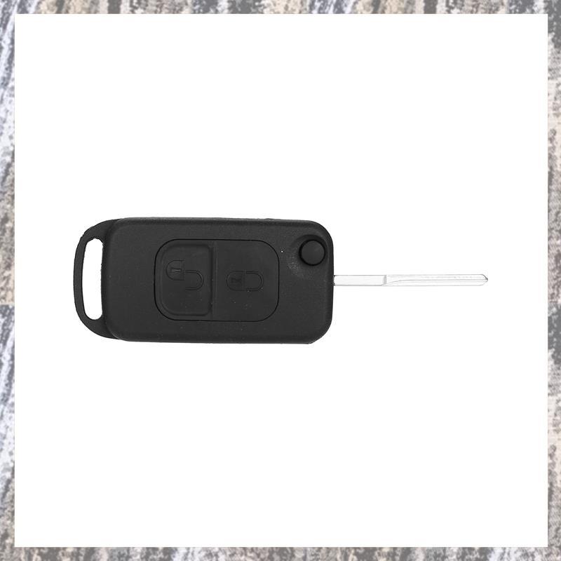 2 Nút Lật Từ Xa Chìa Khóa HU64 Lưỡi FOB Cho Xe Mercedes Benz A C E S W168 W202