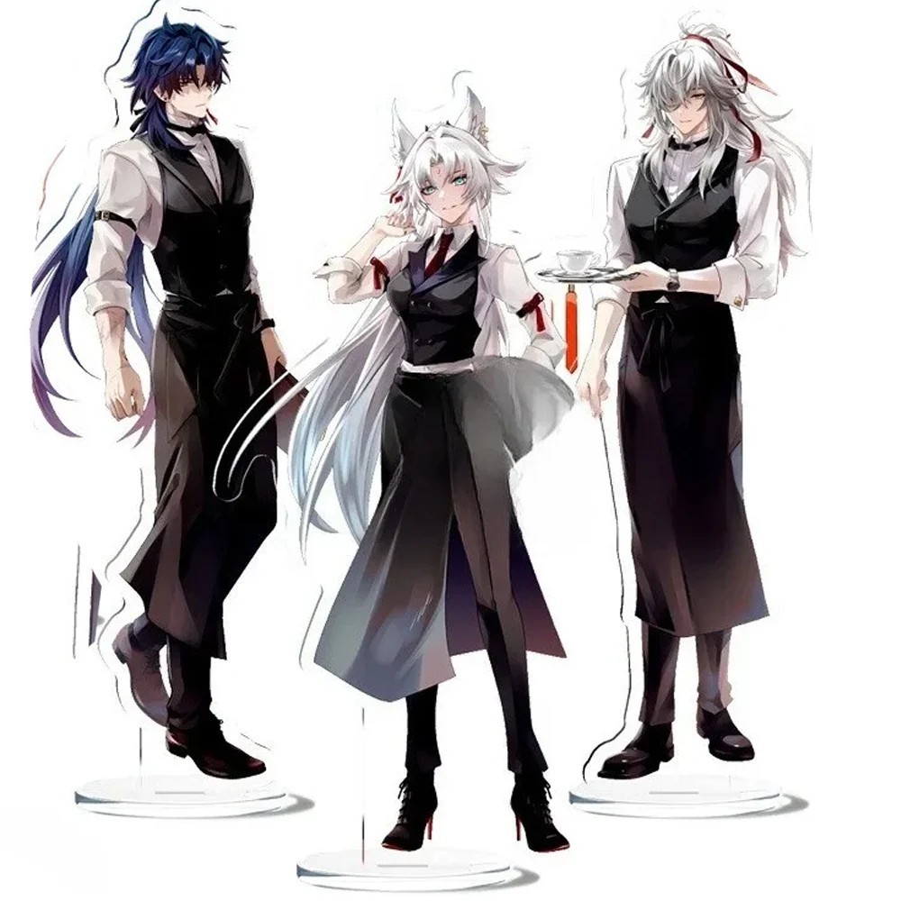 Standee Honkai Star Rail mô hình Dan Heng Imbibitor Lunae Feixiao trang trí bàn học mica Acrylic quà
