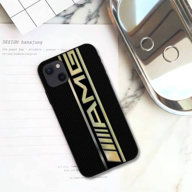 Ốp điện thoại AMG Mercedes Benz Vỏ bảo vệ Iphone 16 17 Pro Max Plus X S a5