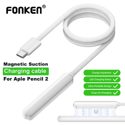 Cáp sạc từ tính Fonken Type-C cho bộ sạc Aple Pencil 2nd Stylus