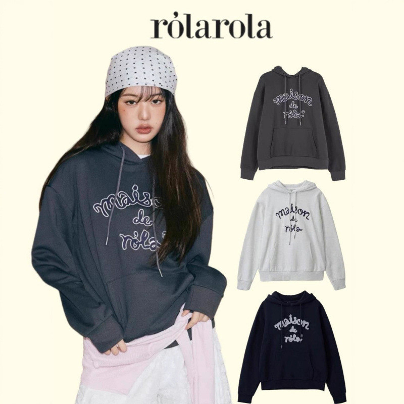 CPMG rolarola Women's hoodie in the same style as Jang Won-young's, with letter embroidery, new autu