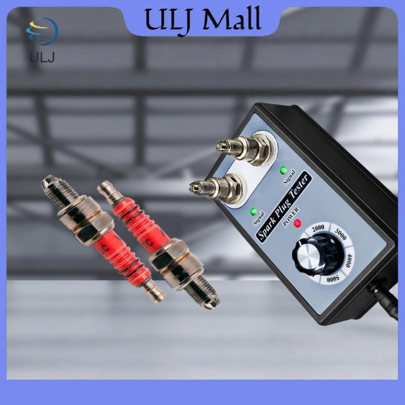 ULJ 1 Bộ Xe Máy Đánh Lửa Cuộn Dây Cheer Spark Detector Có Thể Điều Chỉnh Lỗ Kép Sparking Plug Test S
