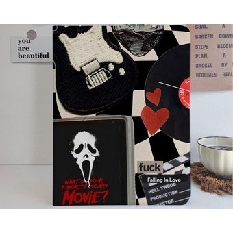 Ghost Scary Movie Collage iPad Pro 11 "12.9" 13 "Ốp Lưng Có Giá Đỡ Bút Chì, Vỏ Cho iPad Air 6 / 5 20