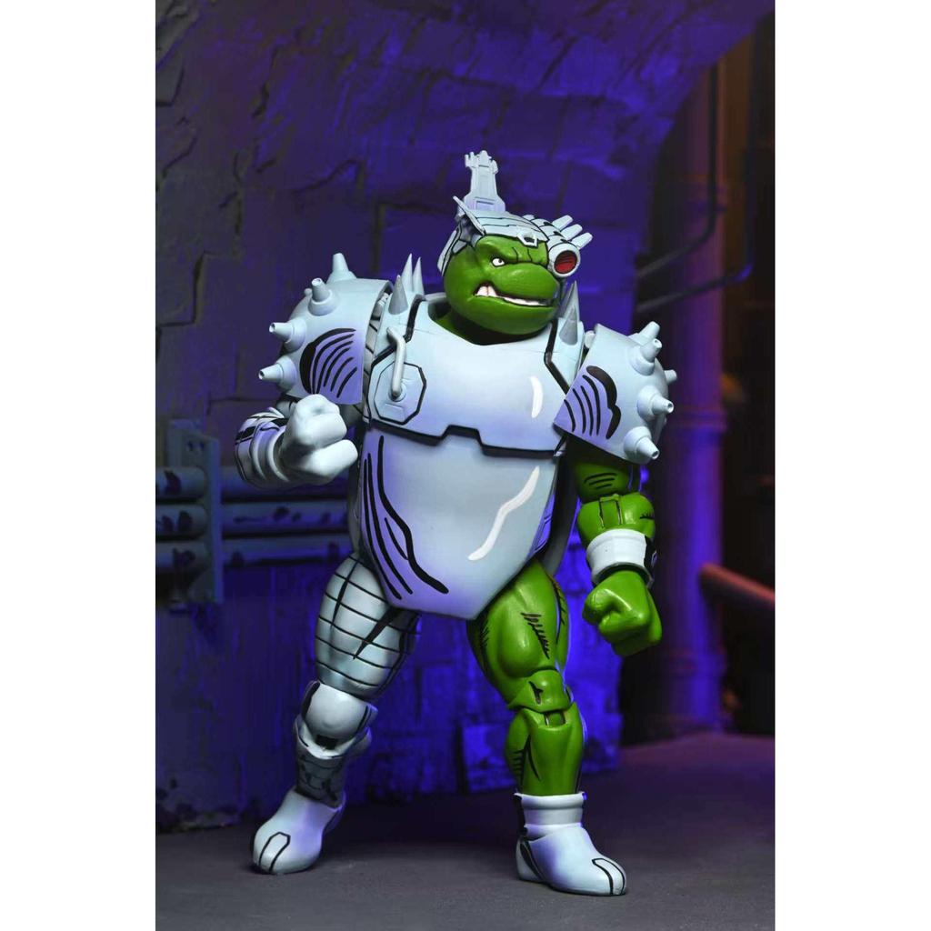 [Hàng có sẵn] NECA Ninja Turtles Phantom Máy móc Donatello Nhân vật hành động Nhãn vàng