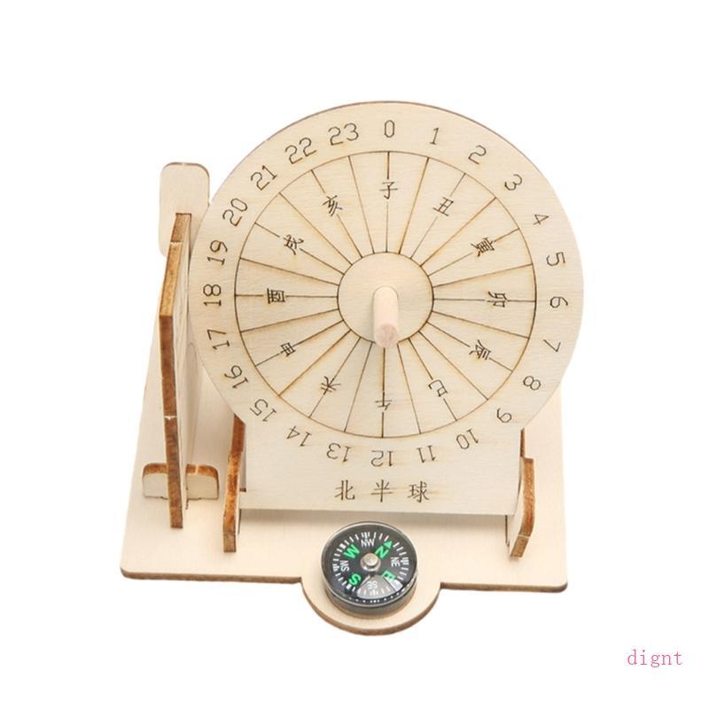 Equatorial Clock Model Hands on Assembly Toy Children Educational Toy