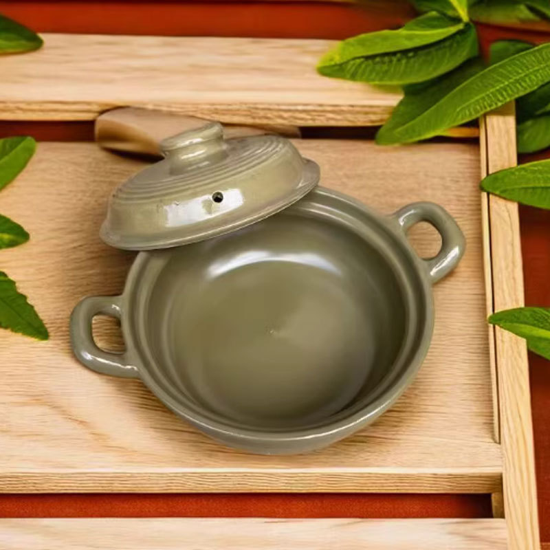 Canton Phong Cách Quảng Đông Nồi Đất Sét Cũ Đáy Tròn Chịu Nhiệt Độ Cao Likang Thương Hiệu Nhà Hàng Đ