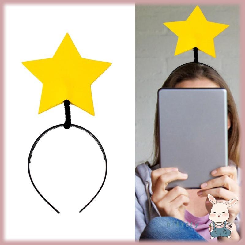H IK Sun Moon Star Hairbands - Đạo cụ photo booth bắt mắt cho lễ hội âm nhạc