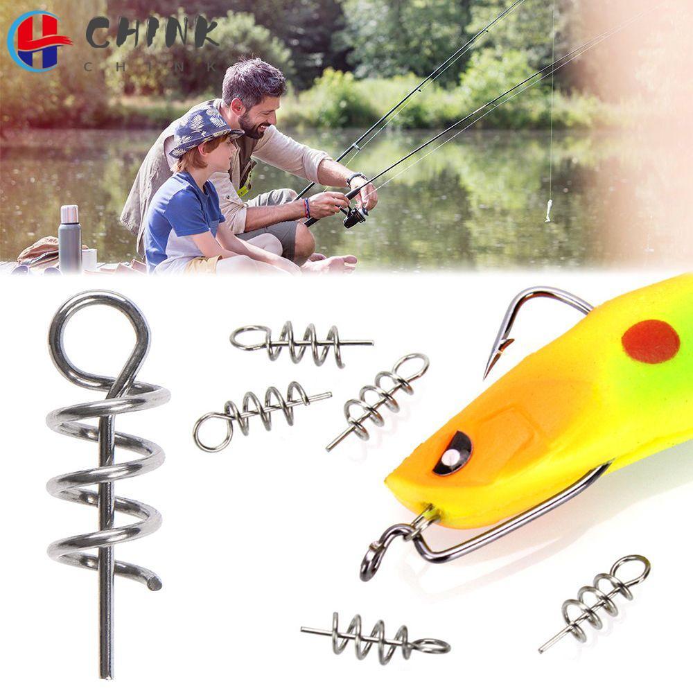 Vít kim phụ kiện câu cá với giun xoay móc pin