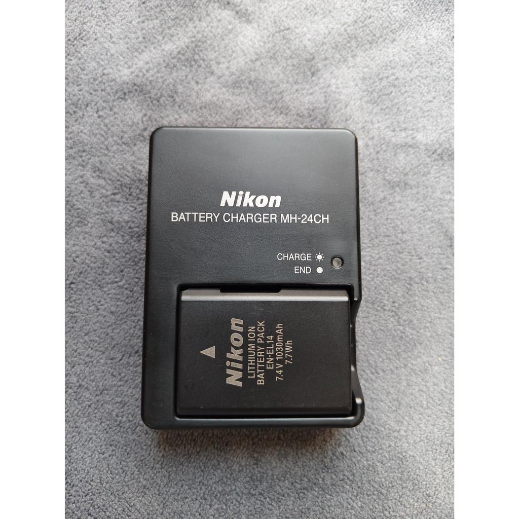 Pin chính hãng Nikon EN-EL14 EL14A MH24C Sạc D3200 D5100 P7100