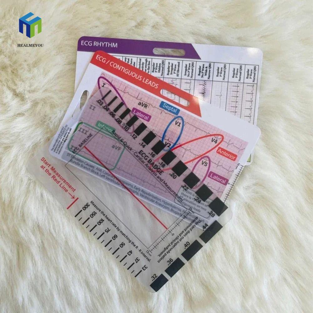 Thước đo tự đo HEALMEYOU Ecg, Đo lường chính xác Ecg / Thẻ bỏ túi nhịp điệu ekg, ECG trong suốt / EK