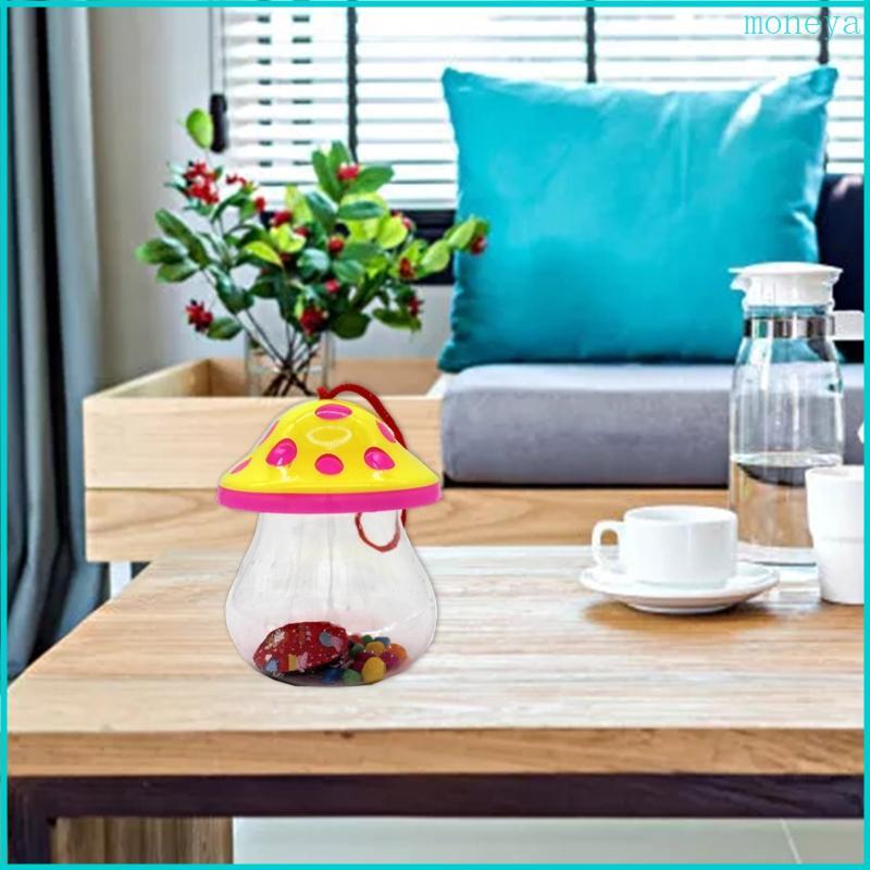 Mya Mini Fish Bowl Nhựa Di Động Bể Cá Nhỏ Sinh Nhật Cho Trẻ Em Trẻ Em Hình Nấm Treo Bể Cá