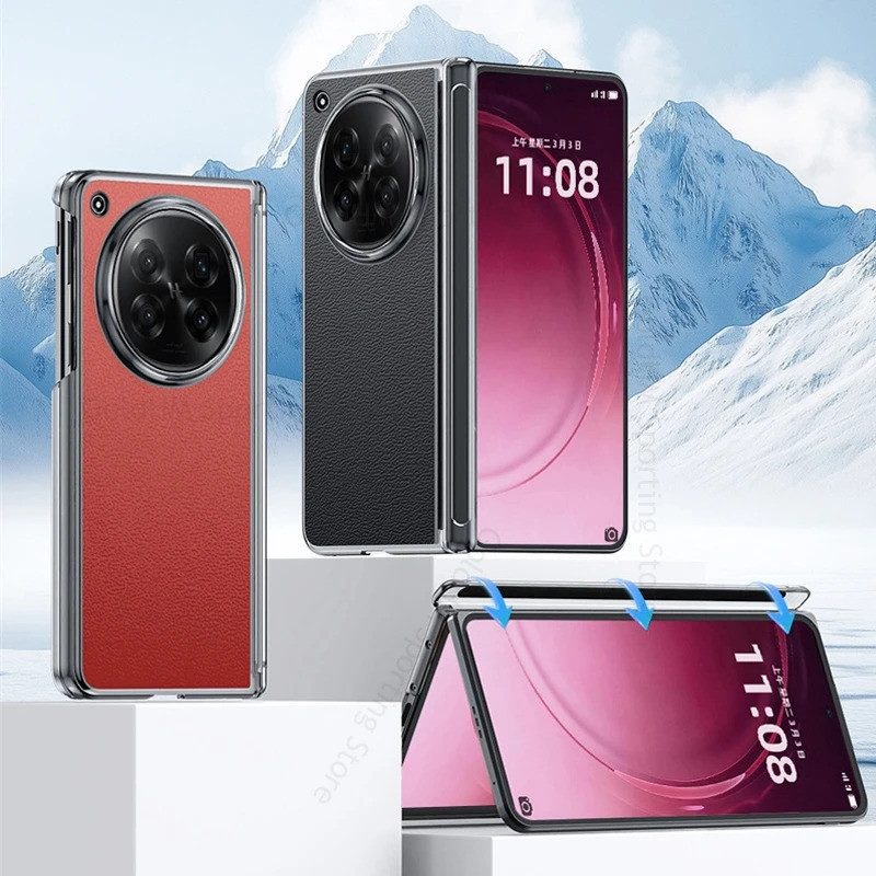 Ốp Lưng Bản Lề Cho OPPO Find N6 2026 5G Điện Thoại Da Sang Trọng Chống Sốc Dành Cho Oppo Find N5 FIN