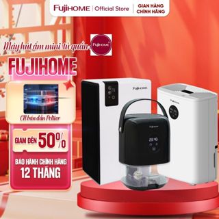 Máy hút ẩm mini điện tử cho tủ quần áo, tủ giày túi FUJIHOME, siêu êm diệt khuẩn khử mùi