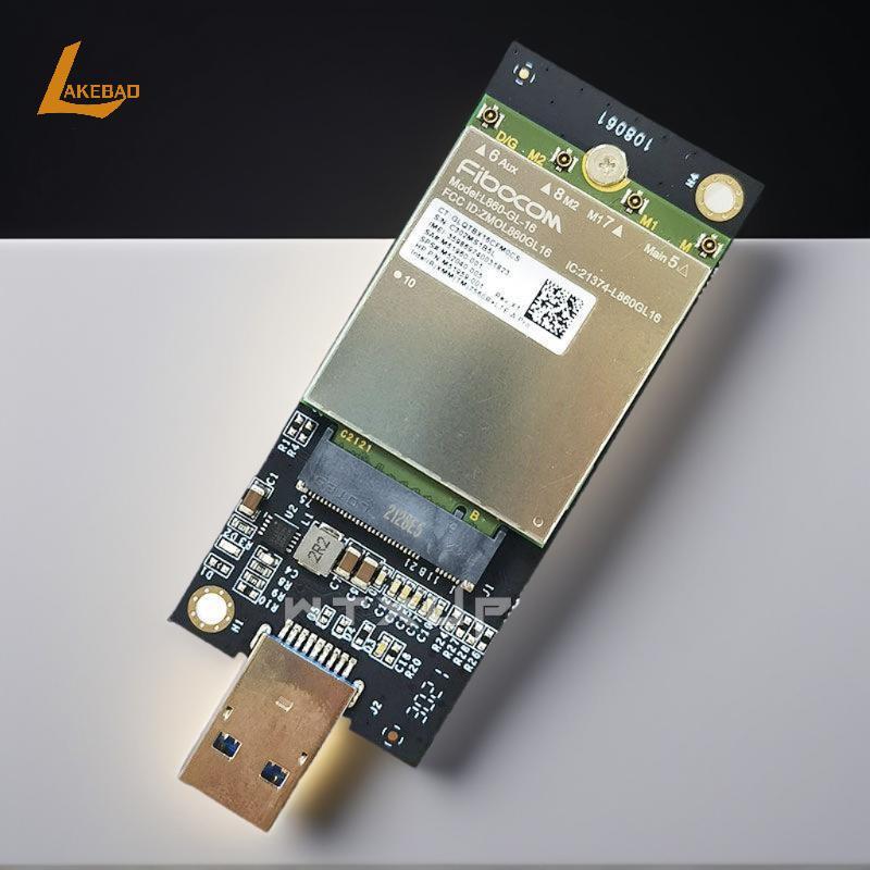 [LAKEBAO] 1 Bộ Thẻ Mở Rộng DW5821E M2-NGFF DW5811e DW5816E EM7455 L860-GL USB3.0 Cho Mô Đun 3G / 4G 