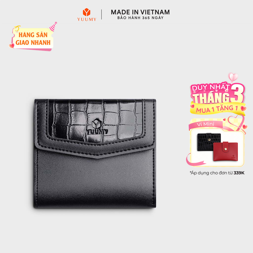 Ví Yuumy ( Thời trang nữ dáng cầm tay nhỏ gọn - Ví da Seasand YV95)