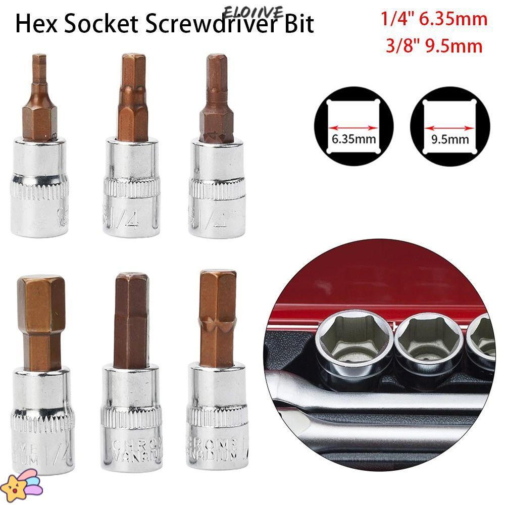 ELO11VE 1 Cái Ổ Cắm Vuông, H3 H4 H5 H6 H7 H8 H10 Bộ Phận Dụng Cụ Thủ Công Ổ Cắm Lục Giác Vít Bit, Đầ