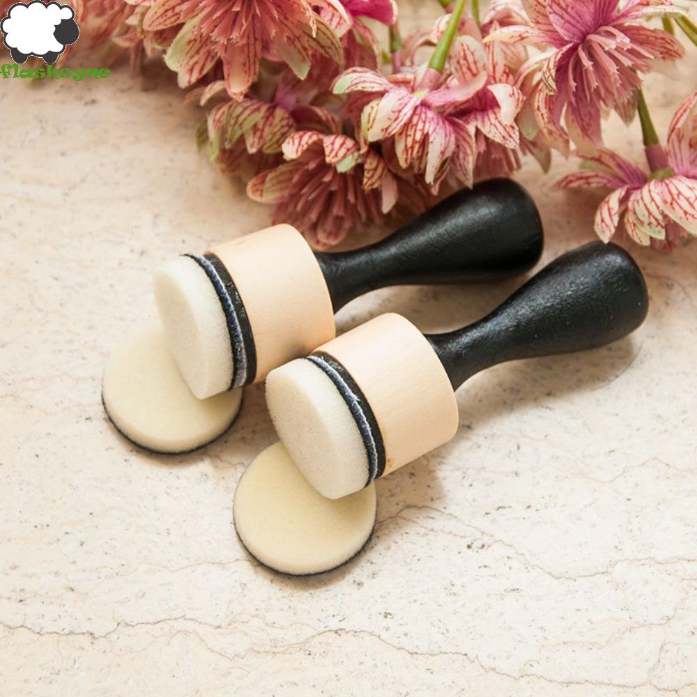 FLASHSYNC Mini Ink Paints Mixing Blending Tools, DIY Scrapbooking Domed Flat Domed Foam Refills Tool