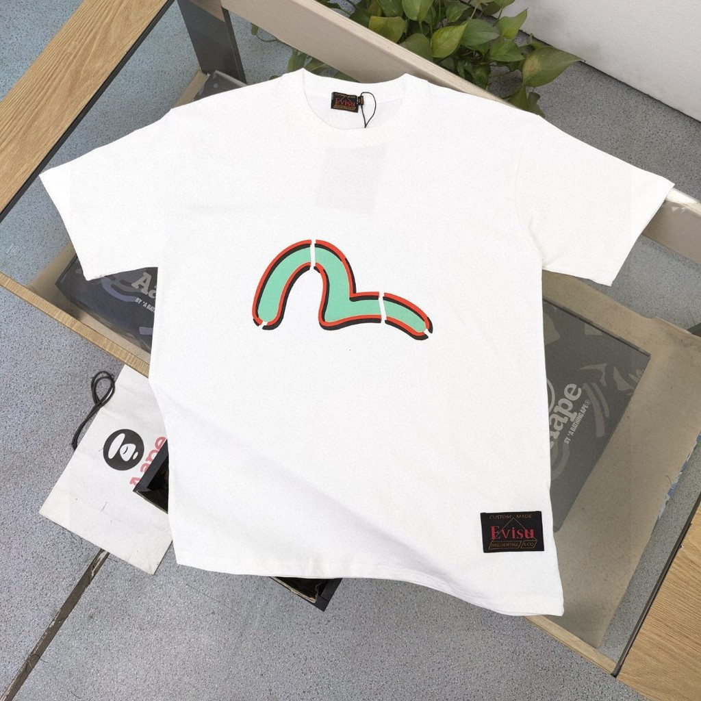 Áo hoodie EVISU Thần Tài size 6XL, cổ điển nam nữ, thoải mái hàng ngày