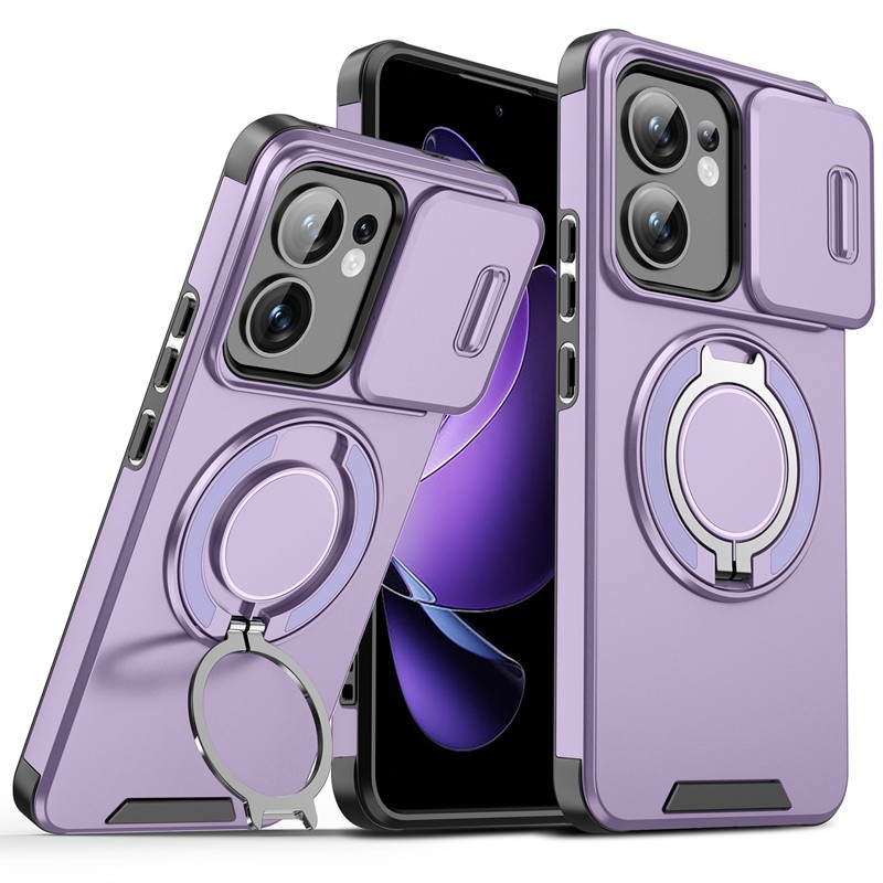 Giáp Chống Sốc Từ Nhẫn Đứng Ốp Lưng Điện Thoại OPPO Reno 13 13F 13 F Reno13 Pro 5G Trượt Ống Kính Bảo Vệ Funda | BigBuy360 - bigbuy360.vn