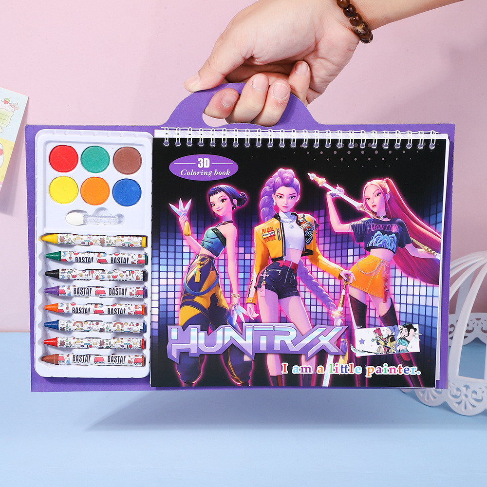 Nhóm nhạc Demon Hunter Girl Coloring Book Drawing và Graffiti Book