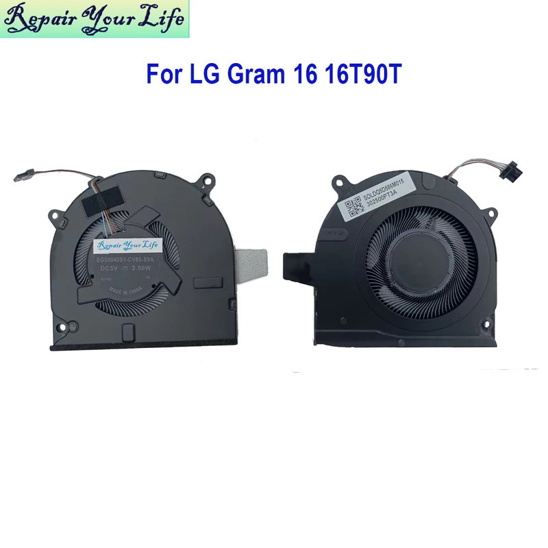 Quạt Làm Mát CPU Laptop HL Cho LG Gram 16 2 Trong 1 16T90R G.AA78G Bộ Xử Lý Máy Tính Xách Tay Quạt L