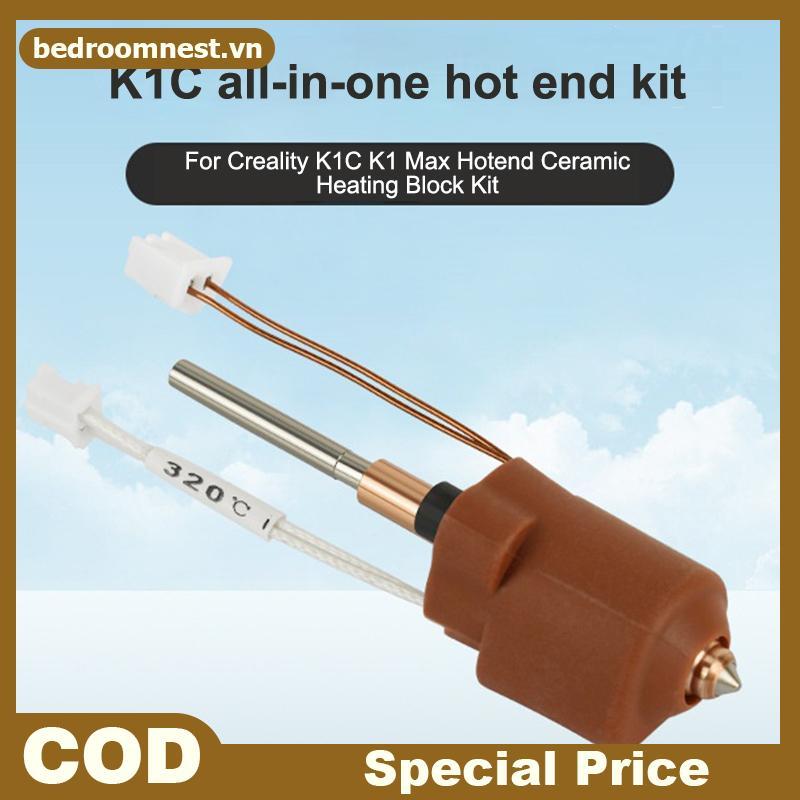 Bộ Hotend BEDROOM Creality K1C K1 Max - Khối sưởi bằng gốm / Tản nhiệt, Bộ phận máy in 3D.