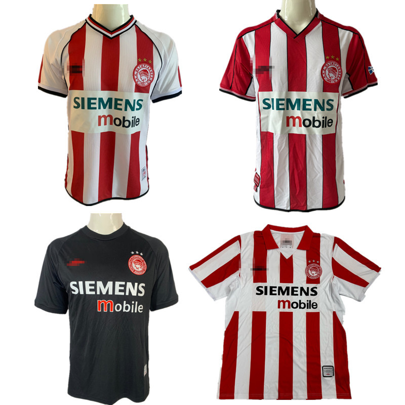 Áo bóng đá cổ điển Olympiacos Retro Áo bóng đá cổ điển