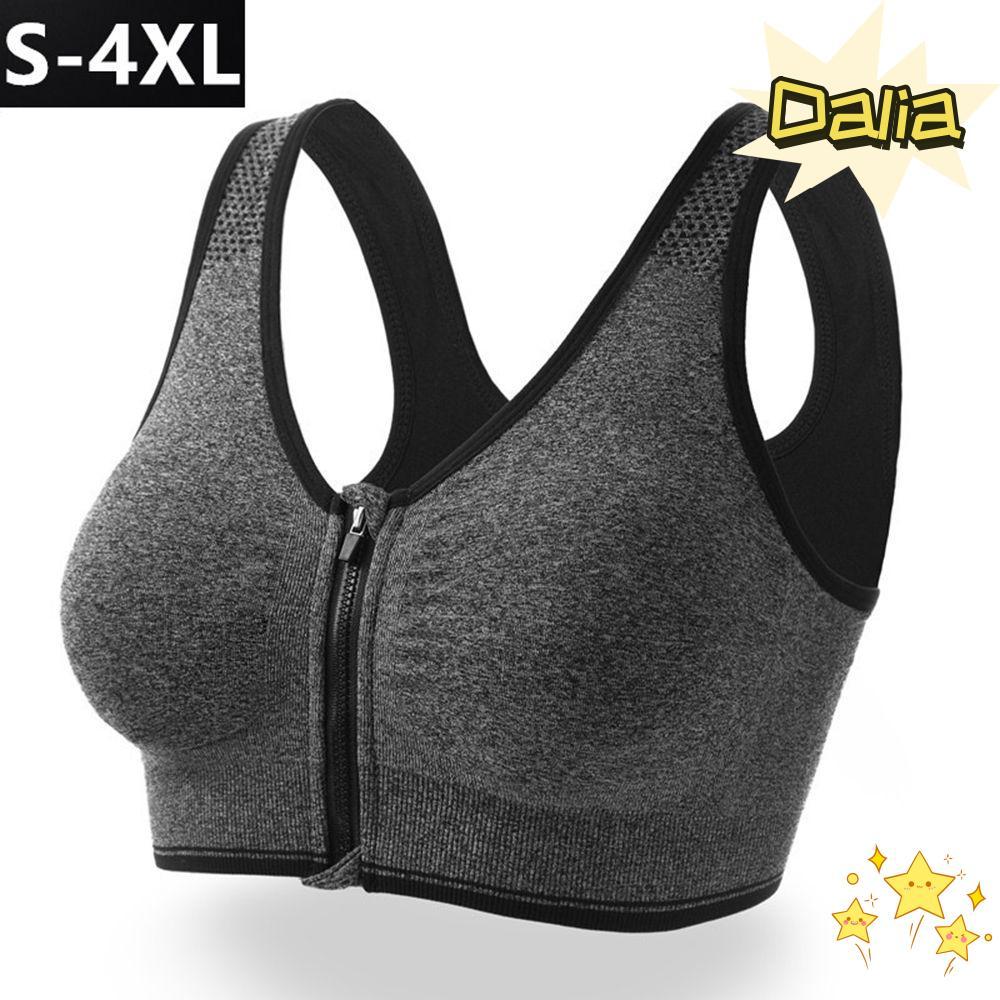 DALIA Đồ lót Tank Top Vest có đệm và khóa kéo phía trước